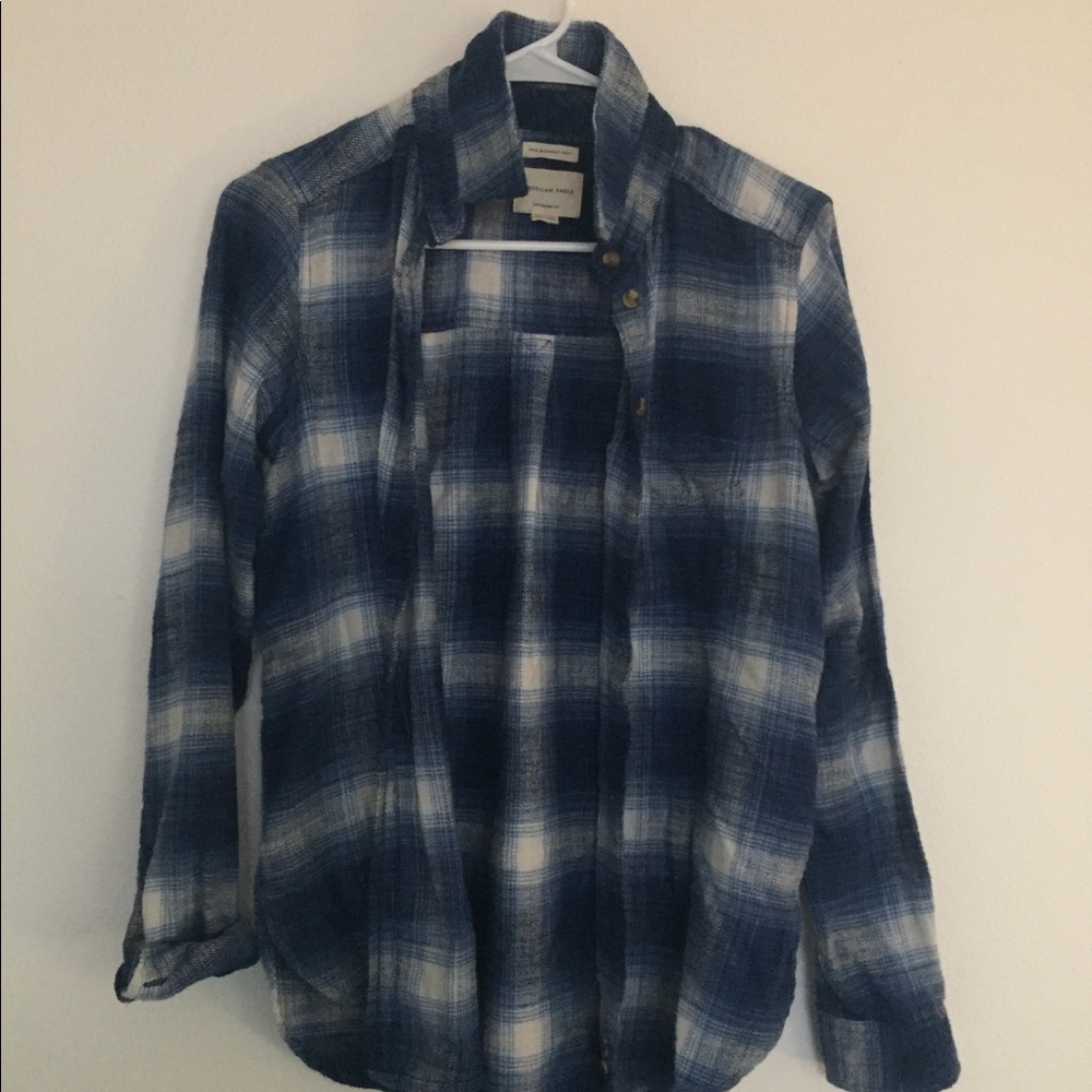 Blue flannel